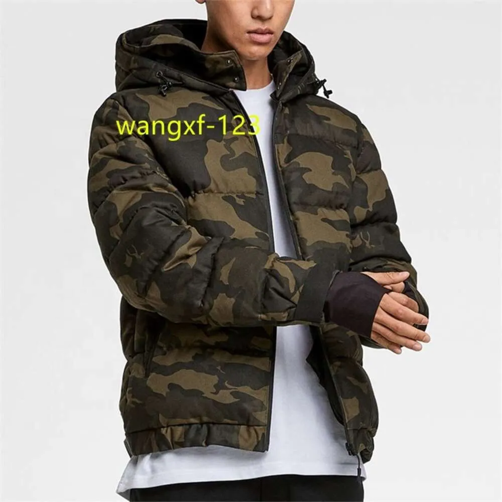 2024 Puff Parka Padded Coat Oem Men's Down Winter Windbreaker Bubble Man Custom Down Camo Puffer Jacket Men