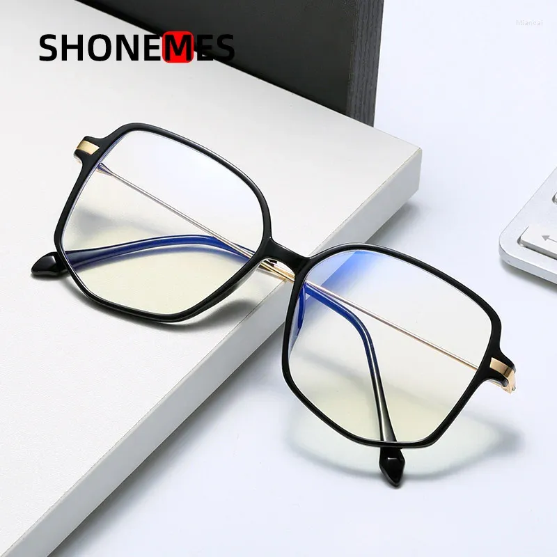 Sonnenbrille ShoneMes Übergroße Myopie-Brille, großer Rahmen, kurzsichtige Brille, verschreibungspflichtige kurzsichtige Dioptrien -0,5 1 3 4 5 6 für Frauen