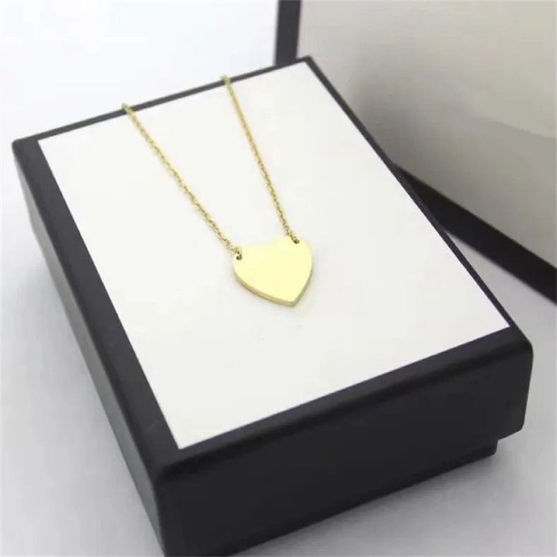 Luxury silver pendant designer necklace fashion jewelry women custom cjeweler plated gold silver chain for men trendy tiktok heart necklaces jewellery gift