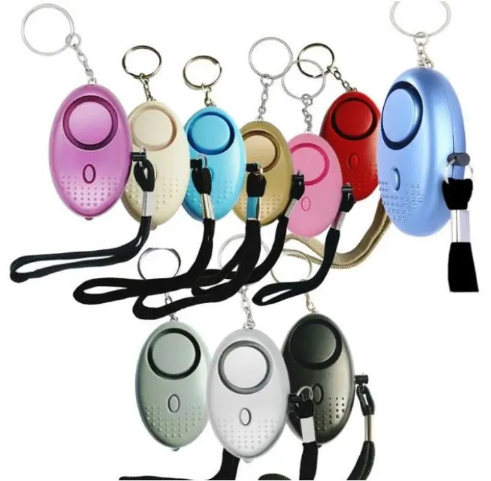 130db Egg Shape Self Defense Alarm Girl Women Security Protect Alert Personal Safety Scream Loud Keychain Alarms highest quality