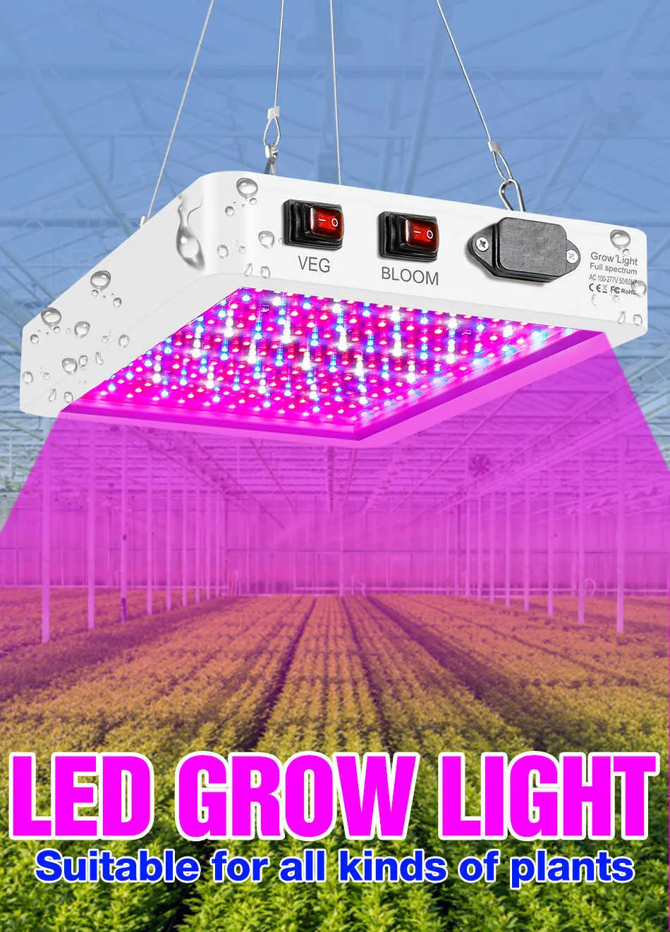 Grow Lights Full Spectrum 220V Phytolamp LED Indoor Grow Light Bulb ...
