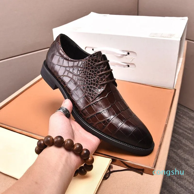 Mens Trendy Leather Business Formal Shoes For Men Top Quality