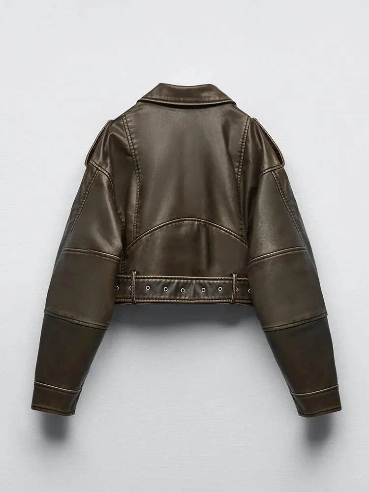 【はる様ご予約品】ROUND SHORT FAKE LEATHER JACKET はる様ご予約品】ROUND SHORT FAKE LEATHER JACKET
