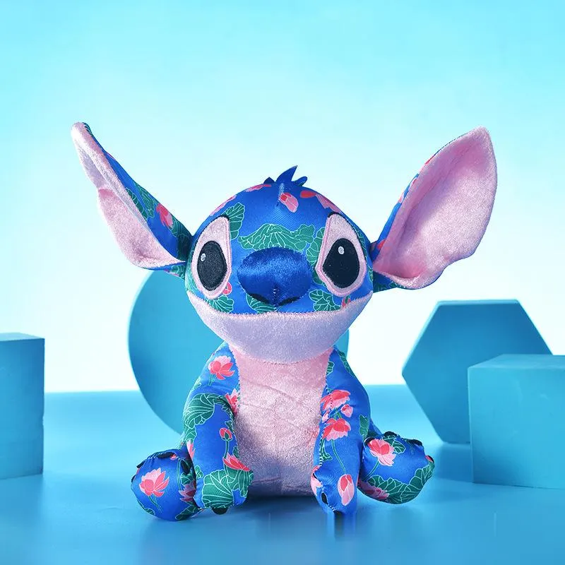 Wholesale comic graffiti Lilo&Stitch creative plush toys children's games Playmates holiday gifts indoor ornaments