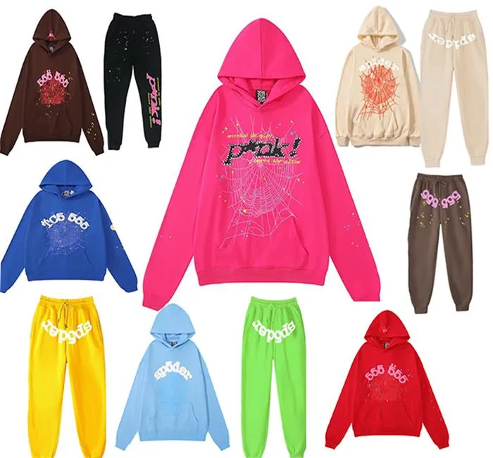 Spider trapstar sportswear sweat à capuche imprimé designer homme 555 sp5der sportswear homme 5555555 deux pièces femme spider sportswear Spiders 555 spider sportswear