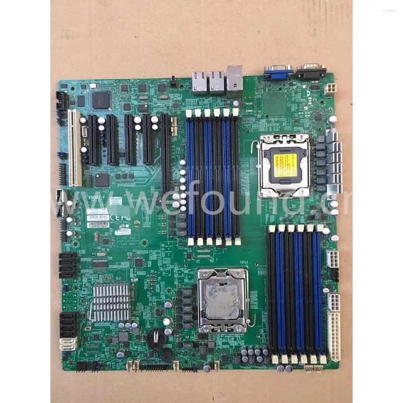 Placas-mãe para supermicro x9dbi-f lga1356 servidor ddr3 placa-mãe de alta qualidade de alta qualidade testada navio rápido