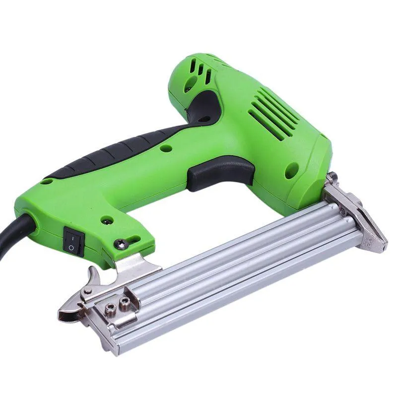 Freeshipping 1800W Electric Stapler Tool 2 In 1 Framing Tacker Electric Nails Staple Tool 220V Electric Power Tools U-Shaped Straight N Gova