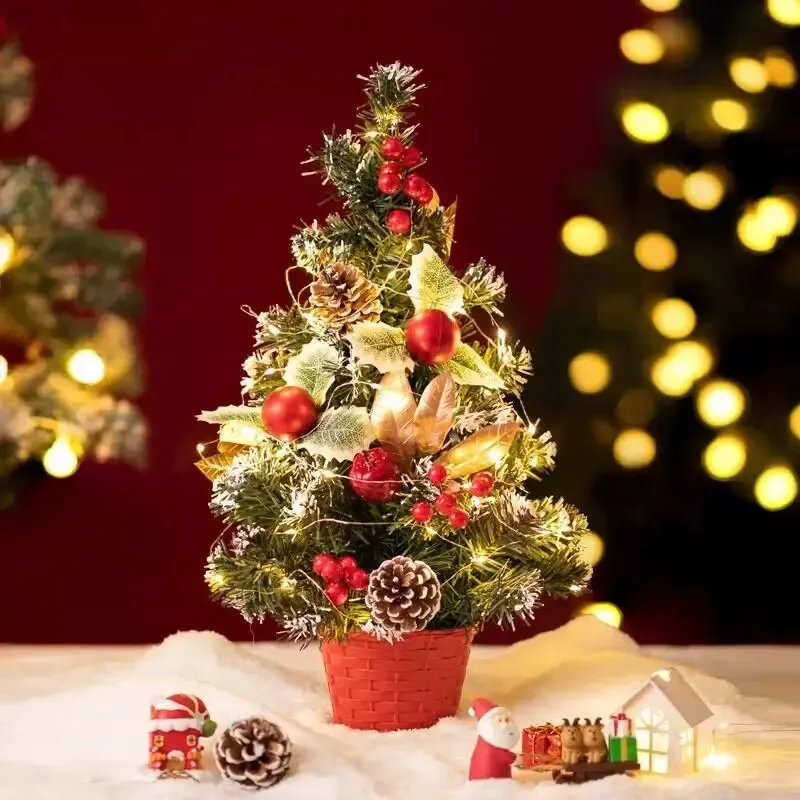 Décorations de Noël 203040cm Arbre Maison Chambre Fête Artificielle Enfants DIY Artisanat Année Cadeau 231113
