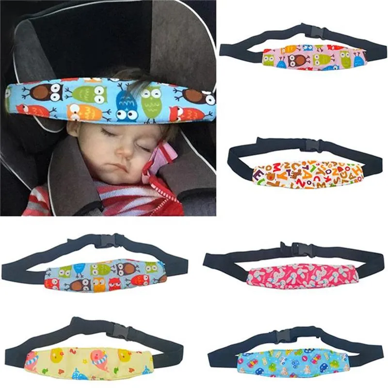 Sedile di sicurezza per auto per bambini Posizionatore del sonno Supporto per la testa del bambino neonato Carrozzina Accessori per passeggino Cinture di fissaggio regolabili per bambini