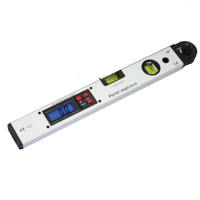 Digital Angle Finder Gauge 0-230Degree Protractor Ruler Miltre Angle Finder With LCD Display Spirit Level Back-Light