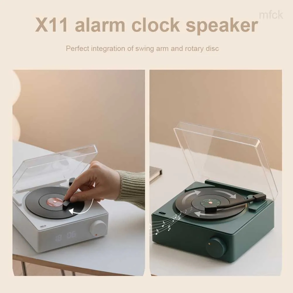 Portable Speakers Desktop Small Sound Box Creative Vinyl Record