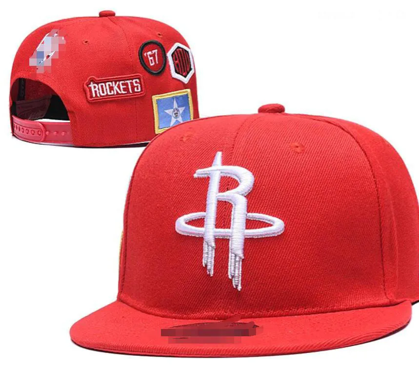 Houston''Rockets''Ball Caps 2023-24 unisexe mode coton casquette de baseball chapeau snapback hommes femmes chapeau de soleil broderie printemps casquette d'été en gros a0
