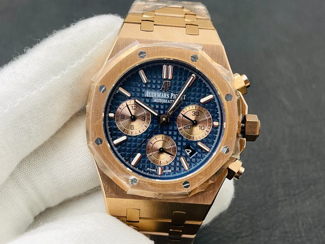 AP Swiss Luxury Wrist Watches Epic Royal AP Oak Series 18K Rose Gold Automatic Machinery 26331or 41mm Men's Watch SWQA