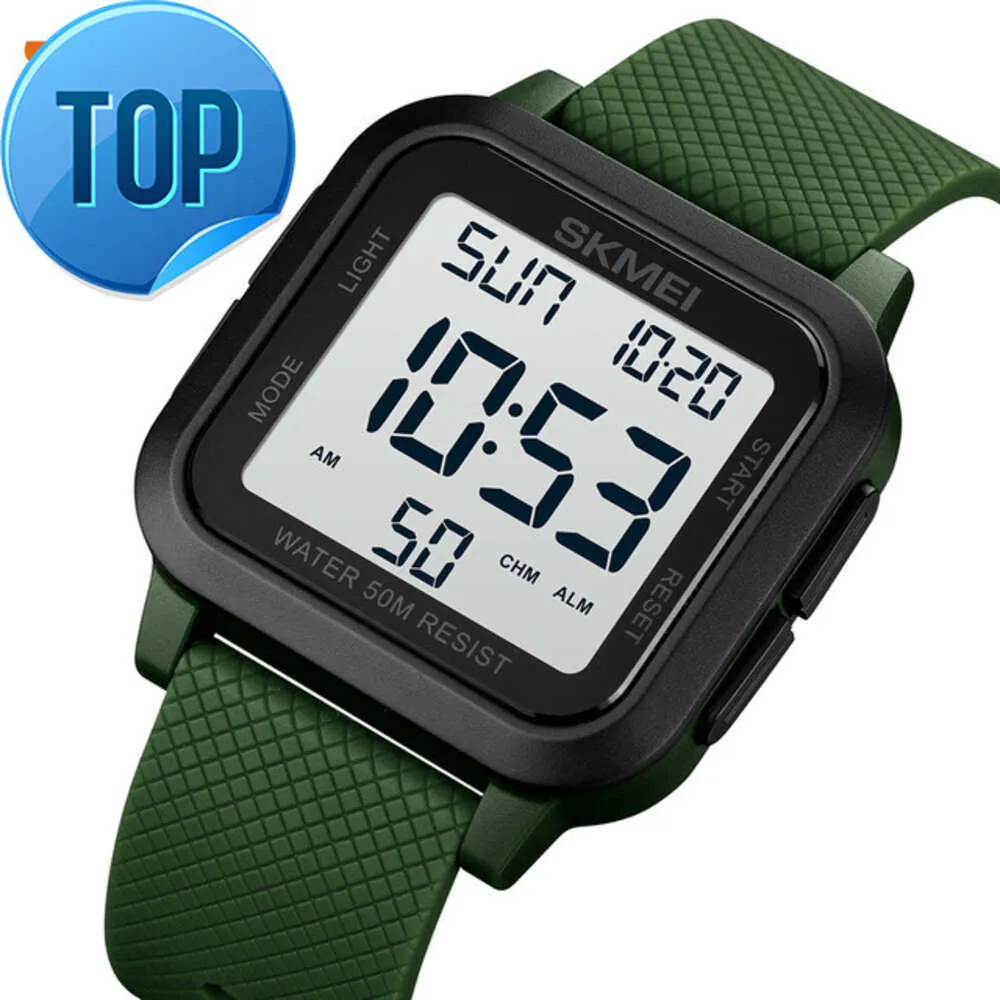 SKMEI 1894 Outdoor Sport Uhr Männer Alarm Chrono Uhr LED Display Shock Digital Uhr 50M Wasserdichte Sport Armbanduhren