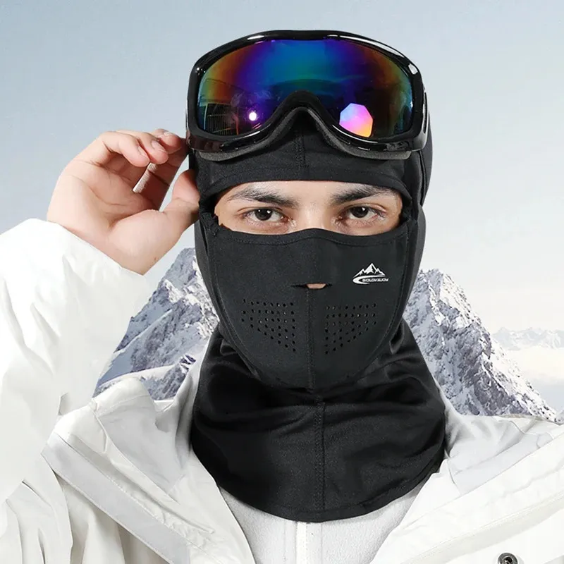 Cycling Caps Masks Winter Cycling Mask Fleece Thermal Keep Warm