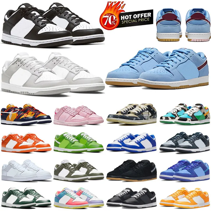 Nike Dunk SB Running shoes Low Pro Iso Infrared 인과 신발 곰 오렌지 옵티 옐로우 그린 블루 분노 매화 레이저 오렌지 여성 스포츠 트레이너 야외 패션