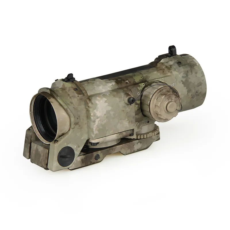 Lunette de chasse tactique DR 4x loupe fixe double rôle fusil optique lunette de chasse 4x32 illuminée Mil-Dot Scope Fit 21mm Weaver Picatinny Rail CL1-0058AT