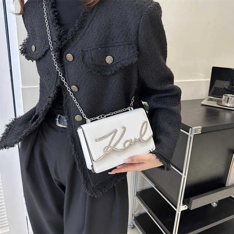 Karl sacs de créateurs loisirs petit sac carré mode féminine sac à bandoulière Simple sac à bandoulière personnalisé 231115