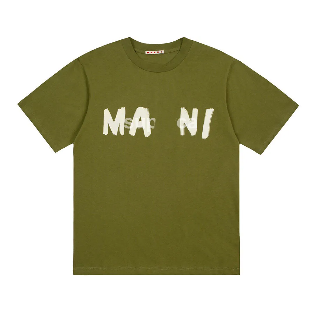 MA Designer Tees Herr T-shirts Summer Print 100% Cotton Casual T Shirt för män och kvinnor tee