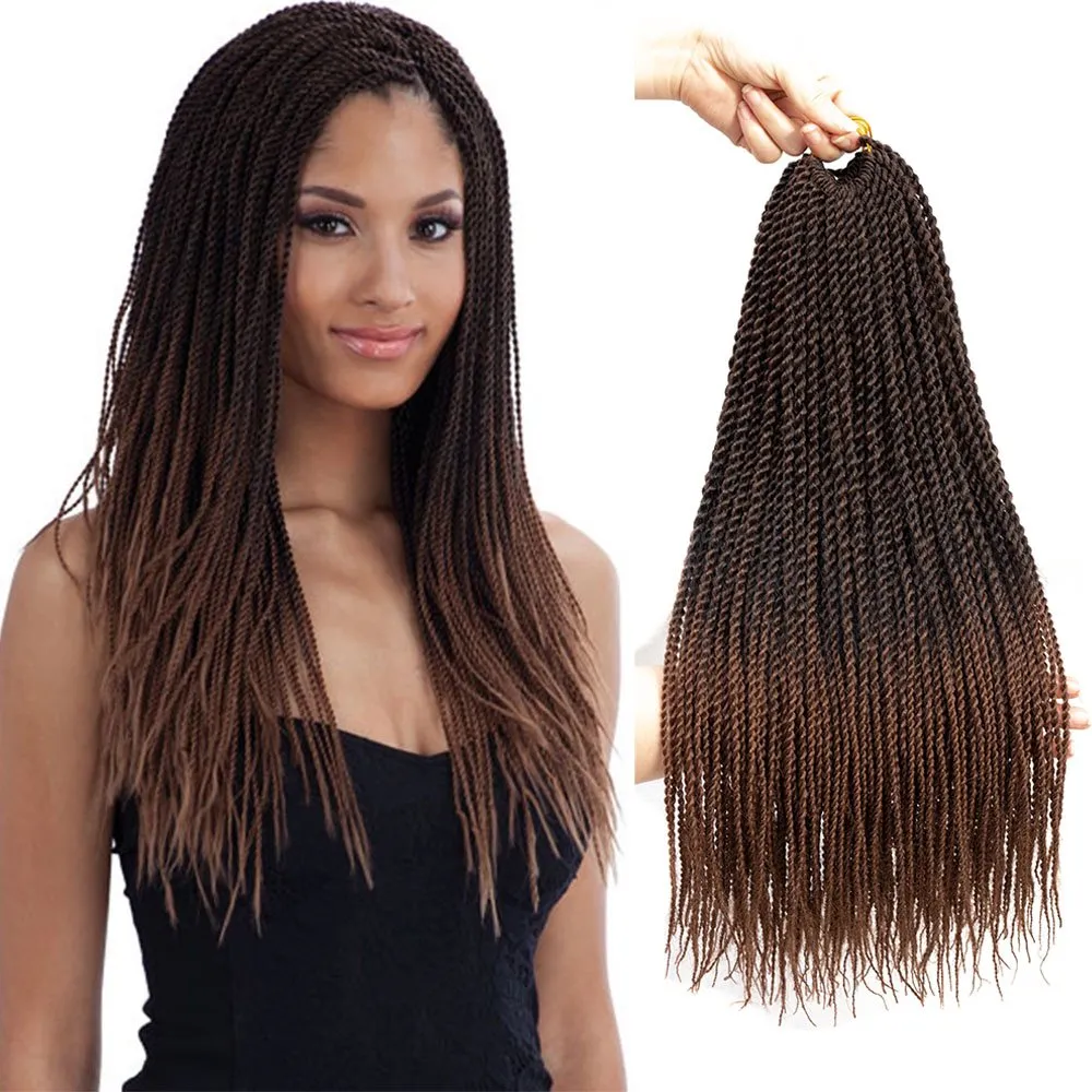 22 Synthetic Mini Twist Braids For Senegalese Crochet Micro Weave Hair