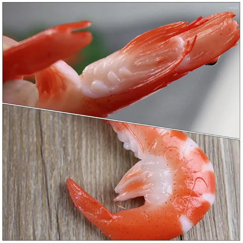 Ocean Shrimp Model Set Realistic Fake Food Huge Props For Party