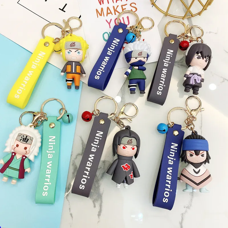 Kleine Geschenke des Dekompressionsspielzeugs neue Karikaturkarikaturpuppe keychain Autoschlüsselcharme en gros