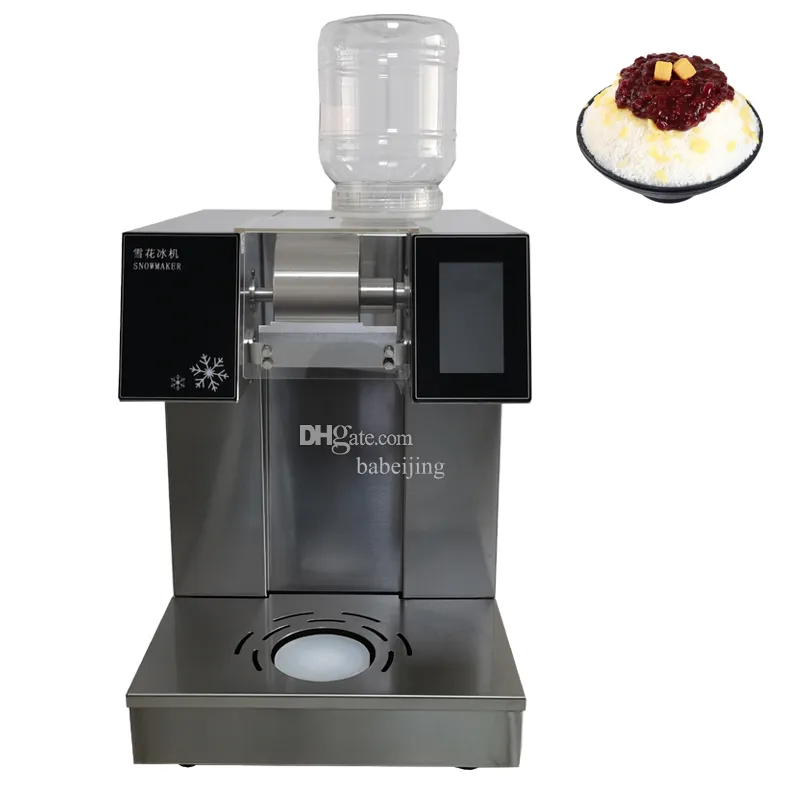 Commercial Snowflake Ice Machine 1200W Crusher Korea Bingsu 180kg / 24H Sneeuwmaker