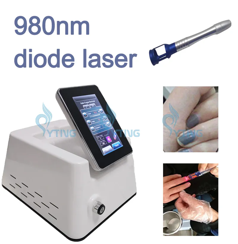 équipement de salon de beauté d'onychomycose de retrait de champignon d'ongle de laser de machine de laser de diode de 980nm