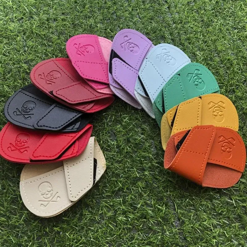 Skull Golf Iron Covers Waterproof PU Leather Golf Club Head
