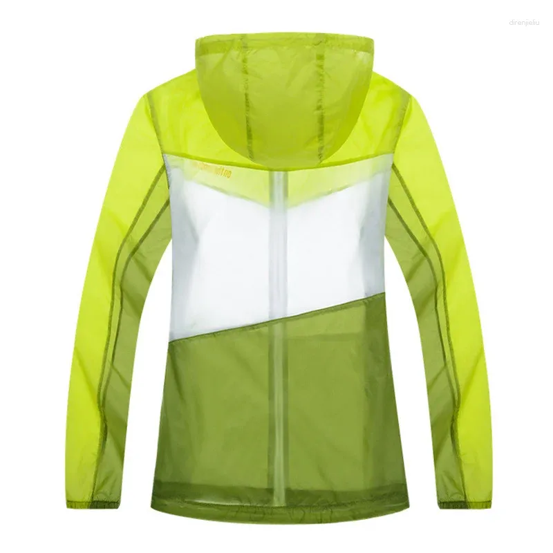 Hunting Jackets Women Jacket Outdoor Running Camping Hiking Bike Sport Ultralight Waterproof Color Splicing Light UV Rain Proof Coat