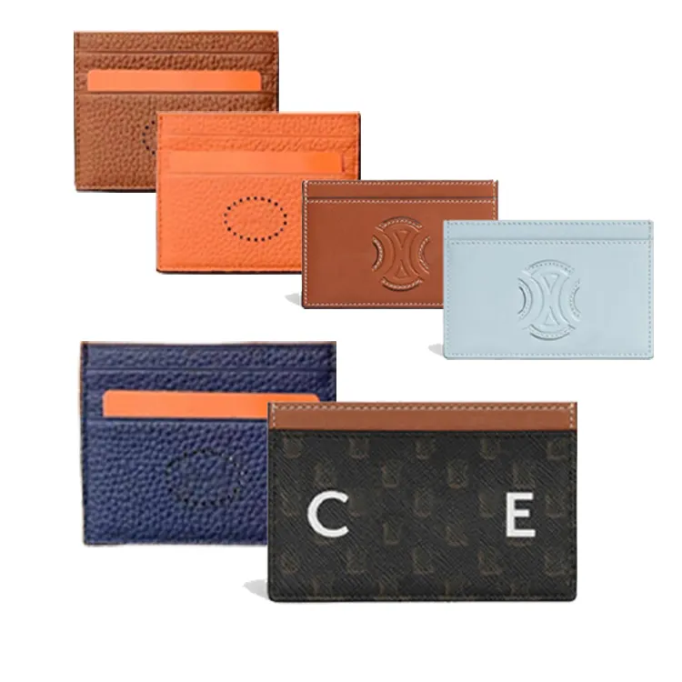 Carteras de diseñador para hombre para mujer Titulares de tarjetas Titular de la tarjeta de cuero Monederos de lujo Monedero pequeño para mujer Mini monedero para llaves Titular de la tarjeta Titular del pasaporte Llavero monedero