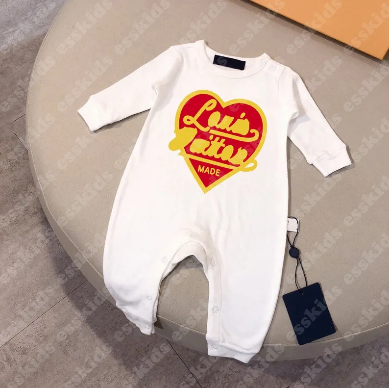 Nieuwe geboren baby-onesies Luxe designer rompertjes Pasgeboren sets Jumpsuits Merk Meisjes Jongenskleding Romper Overalls Jumpsuit Kinderbodysuit voor baby's