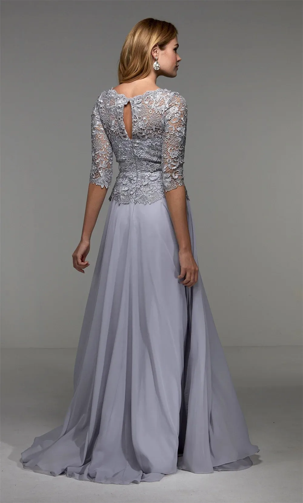 Elegant Mother of the Bride Dress 2025 Round Neck Lace Chiffon A-Line Floor-Length Wedding Party Gown from Dhgate Mother's Dresses - price 105.53 Elegant Mother of the Bride Dress 2025 Round Neck Lace Chiffon A-Line Floor-Length Wedding Party Gown from Dhgate Mother's Dresses - price 105.53