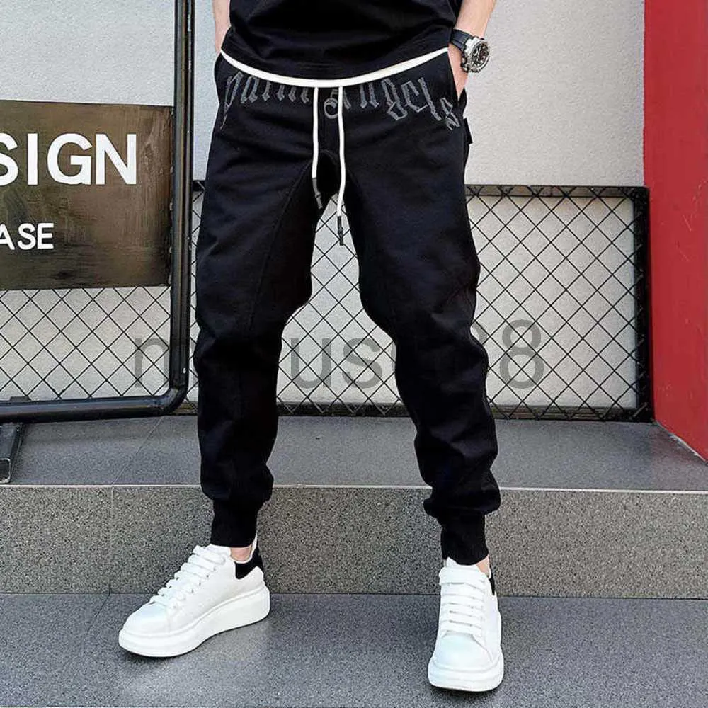 Mens Pants Designer Clothing PA Tracksuits Fashion Pant Palmes Angels Springsummer New Casual Simple Trendy Tie Feet Slim Fit Sports Guard For Men Sportwear F