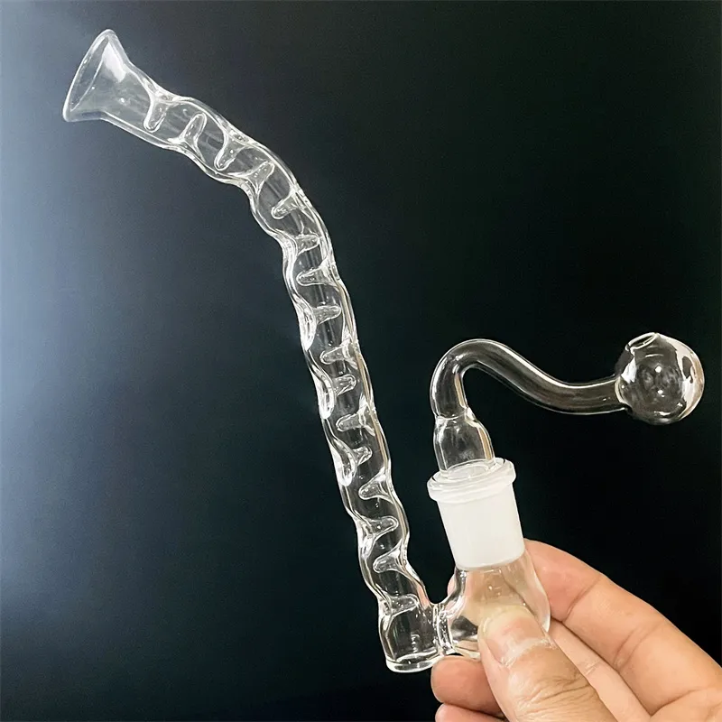 ACOOK pipe à fumer en verre tabac à pipe fluorescent Pipes à main pyrex cuillère colorée pipe à eau en verre Accessoires pour fumer