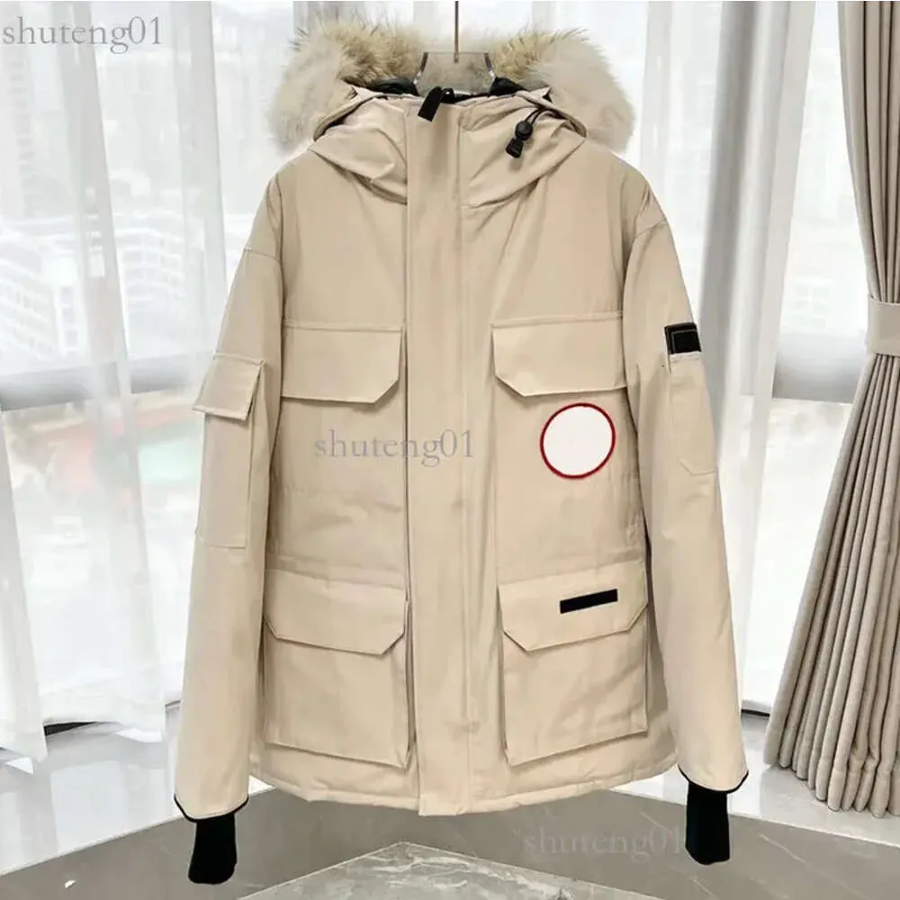 Mens Designer Down Canadian Goose Winter Ladies Pie Overcome Windproof Coat Fashion Casual Thermal Jacket 339