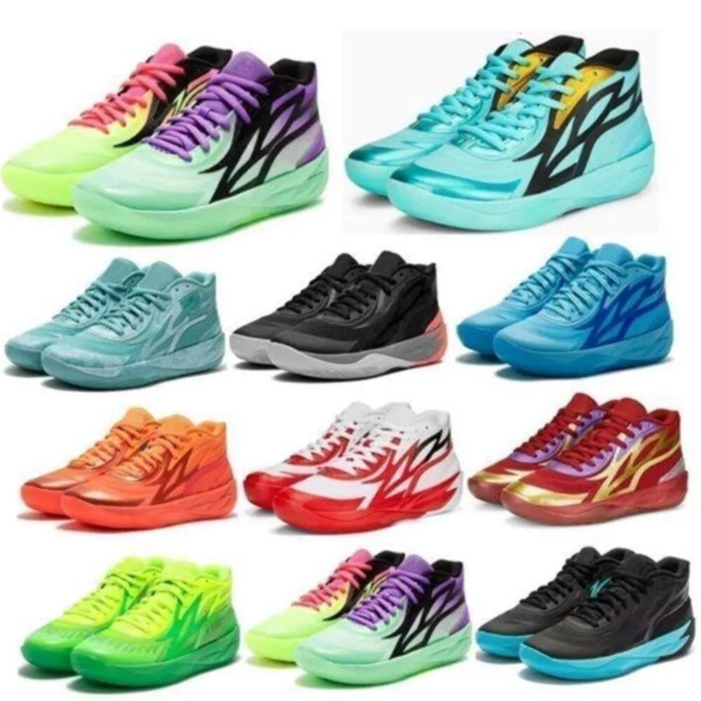 Bola Lamelo MB 2 Sapatos de Basquete MB.02 02 Honeycomb Phoenix Phenom Flare Ano Novo Lunar Jade Branco 2023 Treinadores Esportivos Sapatilhas