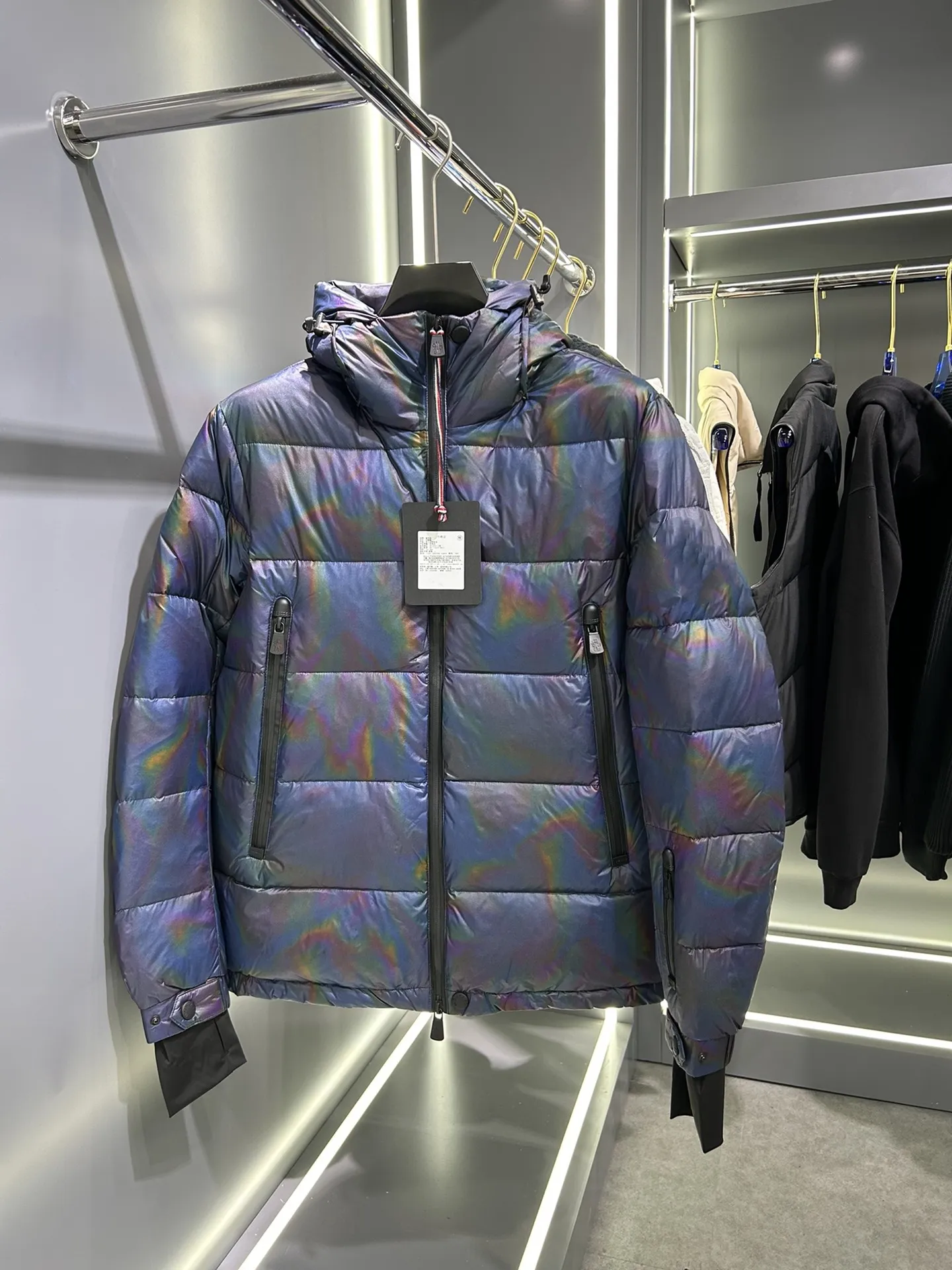 Mon 2023 Xuan cor Designer de moda de alta qualidade novo inverno jaqueta masculina e feminina jaqueta plus size parkas engrossar casaco quente masculino suporte sólido parka presente de natal