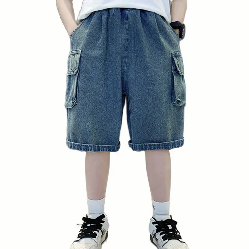 Jeans Jeans für Jungen Einfarbige Jeans Jungen Sommer Kinder Jeans Casual Style Kinderkleidung 6 8 10 12 14 230413