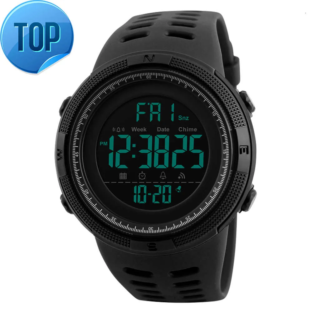 Fashion Countdown Men's Waterproof LED Digital Watch Reloj Skmei Chronograph Watch With 50 Dive Function