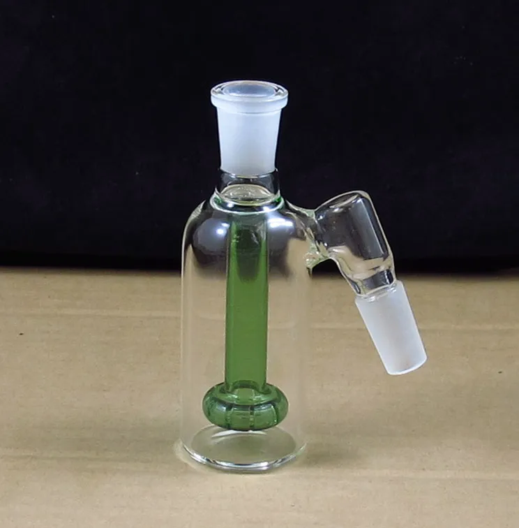 14 mm 18 mm Aschefänger für Glas-Wasserbong 45 90 Grad ummantelter Duschkopf Hammerhai-Box Perc ZZ