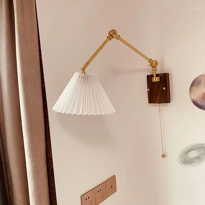 Wandlampen moderne kristal lange staten zwenkarm licht deco led badkamer retro sconce verlichting verlichting