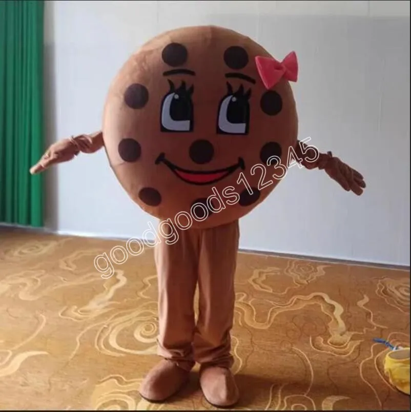 Costumes de mascotte de cookie de Noël Christmas Halloween Fancy Robe Cartoon Cartoon Carnival Noël publicitaire Costume de fête d'anniversaire Unisexe Tenue