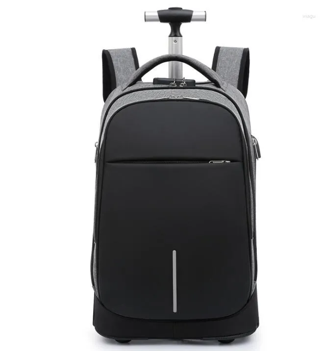 Designer-Rucksack, Reisetaschen, Designer-Umhängetaschen, Tragetaschen, Reisetaschen, Rollgepäck-Rucksack, 18-Zoll-Schultrolley-Tasche mit Rollen, Reisen für Teenager