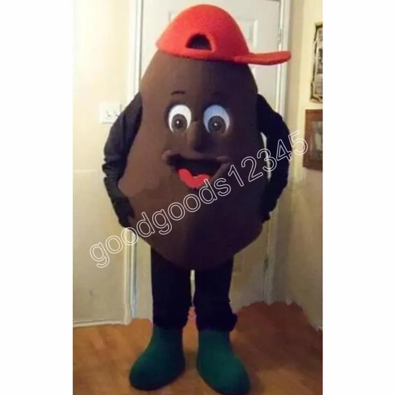 Julkaffe bönor maskot kostymer jul halloween fancy fest klänning tecknad karaktär karneval xmas reklam födelsedagsfest kostym unisex outfit