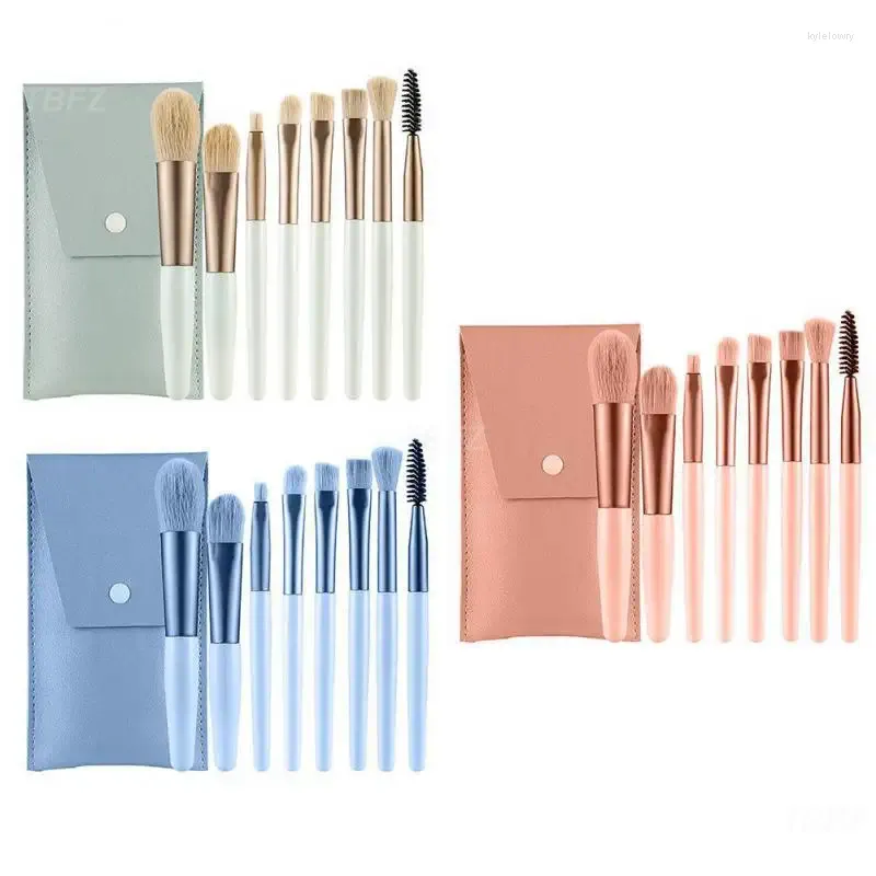 Pinceaux de maquillage de haute qualité, pratiques et portables, doux, Application précise, poils, taille Mini