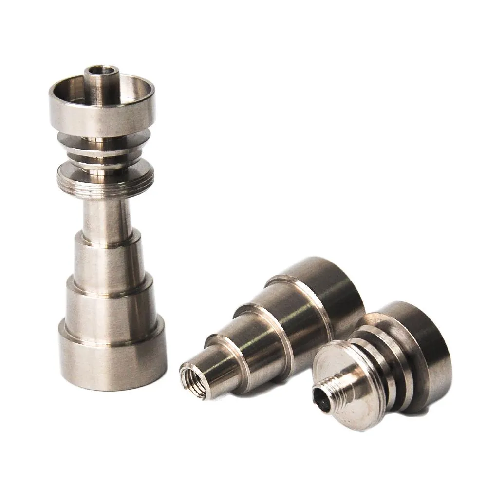 Universal Domeless 6IN1 Titanium Nails 10mm 14mm 18mm articulação para unhas sem cúpula masculinas e femininas frete grátis alta qualidade LL