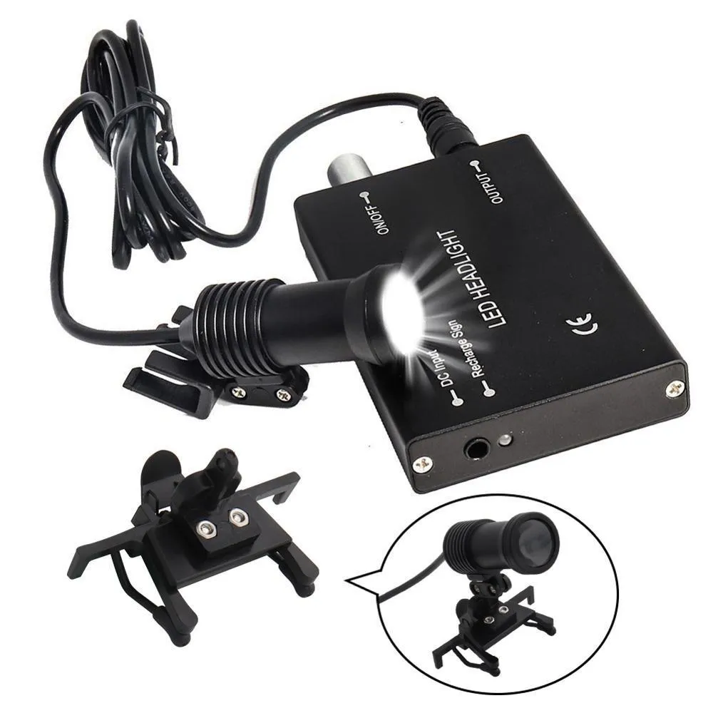 Dental 5W LED Wireless Headlight Optical Filter for Binocular Loupe
