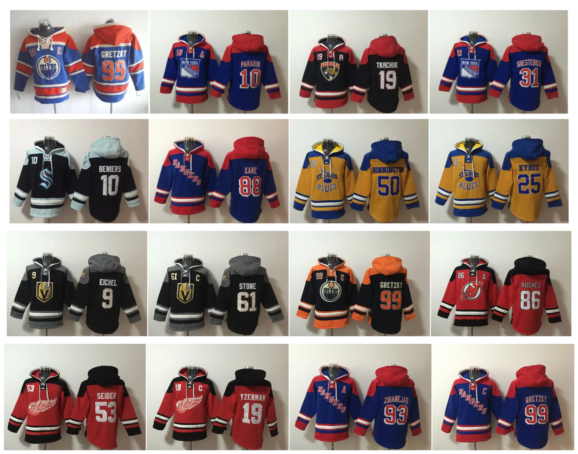 NHL Hockey Jerseys Hoodie Pullover Mens Cotton Sweatshirts NHL Hockey Jerseys Hoodie Pullover Mens Cotton Sweatshirts