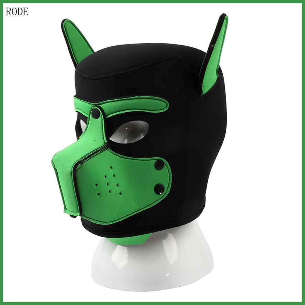 Adult Toys Brand Erotic Dog Full Head Mask Animal Cosplay Role Play Puppy Bdsm Bondage Hood Slave Adult Games Sex Toys For Couples Shop 230413